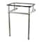Fauceture Templeton 24" x 20-3/8" x 33-3/16" Brass Console Sink Legs, Nickel VBH282033SN - alternate 1